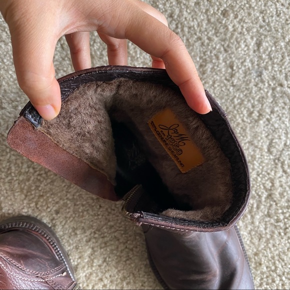 Men’s Genuine Leather/Shearling Chelsea Boots